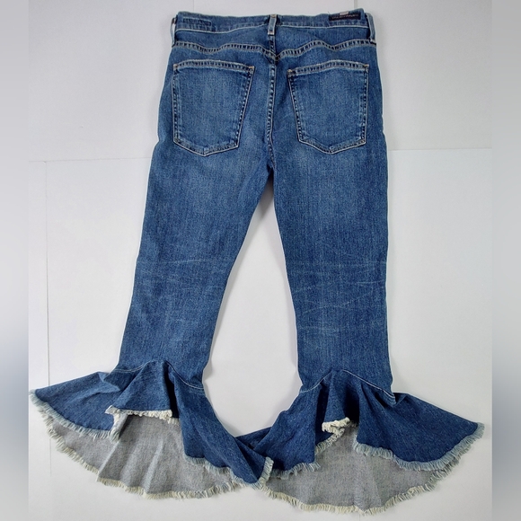Citizens Of Humanity Jeans Womens Size 28 High Rise Denim Flare Drew Flounce - Picture 2 of 12